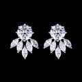 Flower Diamond Stud Earrings