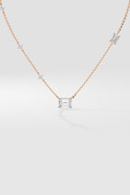Accented Solitaire Necklace