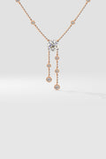 Solitaire Drop Necklace