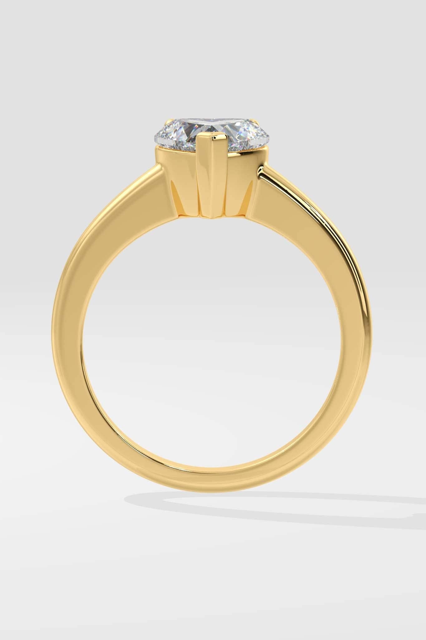 1 ct Heart Ring