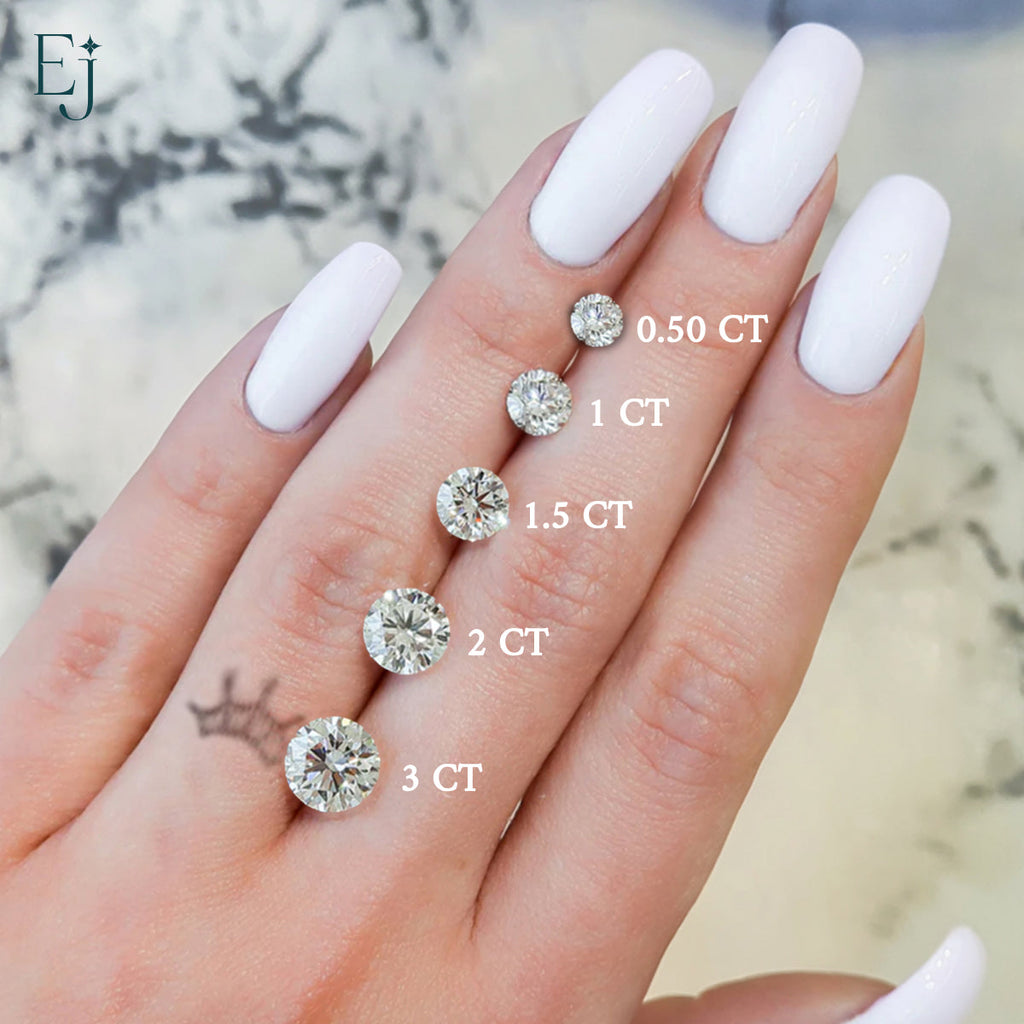 Round Shape Diamond Pave Ring In Tulip Prong Setting